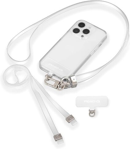 project-cb Phone Clear Lanyard,Tether Tab 2,Crossbody Strap,Lanyards for Around the Neck,Clear patch in Kuwait