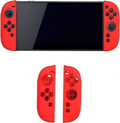 Silicone Case for Nintendo Switch 2 Handheld Controller,Full Body Soft Silicone Handheld Game Console Drop-Proof Protector Case with Shockproof,Non-Slip,Anti-Collision,White in Saudi Arabia