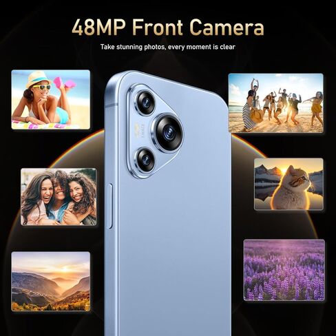 A16 PX غير مؤمن بـ 8-Core Android 13 Phone 8GB+256GB غير مؤمن Android Phone 108MP+48MP بكاميرا بكاميرا 6800MAH بطارية 7INCH HD LCD SCREEN in Saudi Arabia