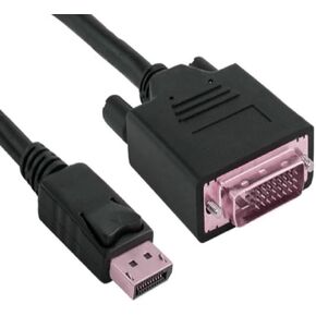 10 أقدام من الذهب المطلي بالمظاهر الممتازة إلى DVI Male to Male Cable - 28awg - Black in Kuwait
