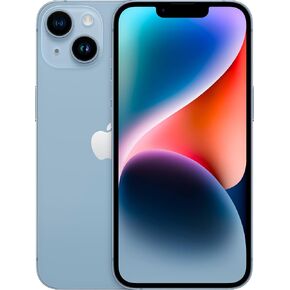 Apple iPhone 14 ، 128GB ، Blue for Cricket Wireless (متجدد) in Kuwait