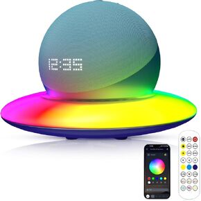 Dream Color LED Light Speaker Base, Desktop Holder Mount,Compatible Echo Dot (5th Gen)，Echo Spot，HomePod mini，Echo Dot (4th Gen)，Echo Dot (3red Gen)，Ehco Pop，Exquisite Desktop Decoration in Saudi Arabia
