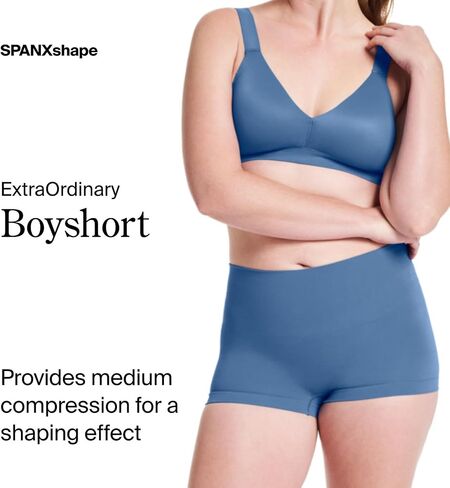 SPANX, EcoCare Seamless Shaping Boyshort, Vintage Rose, S in Saudi Arabia