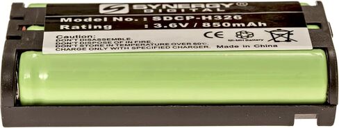 Synergy Digital Cordless Phone Battery, Compatible with Rayovac RAY193 Cordless Phone Includes: 2 x SDCP-H326 Batteries in Saudi Arabia
