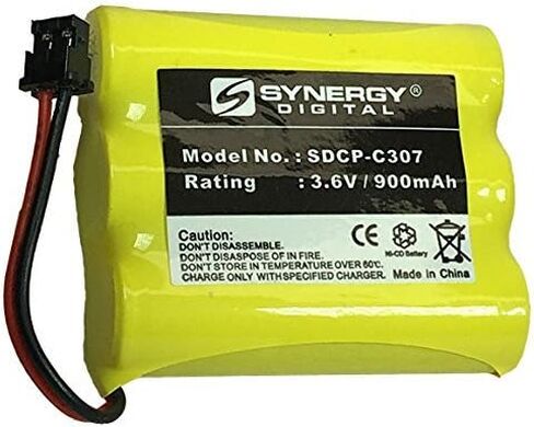 راديو Shack 43-3577 Cordless Phone Battery Packback تشمل: بطاريات 2 × SDCP-C307 in Saudi Arabia