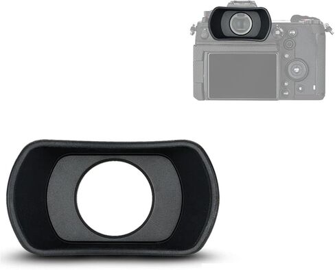Soft Silicone Long Camera Eyecup Special for panasonic DC-S1H S1R S1 Replaces for panasonic DMW-EC6 Viewfinder Eyepiece Protector in Kuwait