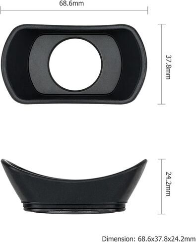 Soft Silicone Long Camera Eyecup Special for panasonic DC-S1H S1R S1 Replaces for panasonic DMW-EC6 Viewfinder Eyepiece Protector in Kuwait