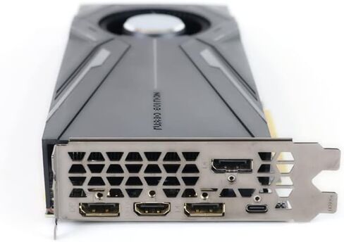 Gigabyte Geforce RTX 2080 TI Turbo GV -N208TTURBO -11GC Card - 1.55 GHz CORE - 11 GB GDDR6-352 BIT BUS WIDTH - FAN COOLER - DIRECTX 12 ، OpenGL 4.5-3 X Displayport - 1 x HDMI (READED) in Kuwait
