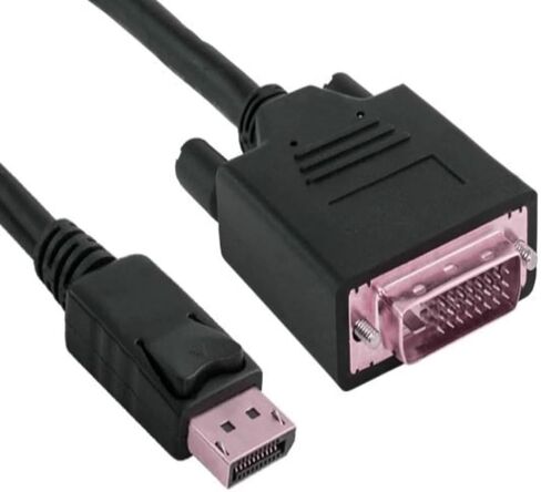 10 أقدام من الذهب المطلي بالمظاهر الممتازة إلى DVI Male to Male Cable - 28awg - Black in Kuwait