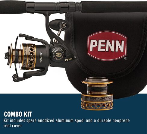Penn Battle Spinning Reel and Fishing Rod Combo in Kuwait