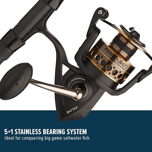 Penn Battle Spinning Reel and Fishing Rod Combo in Kuwait