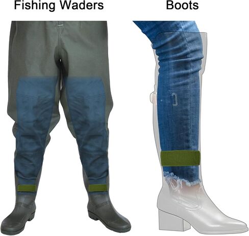 Wisdompro Cowboy Boot Straps, 2 Pcs Elastic Pant Leg Garter Blousing Bands in Kuwait