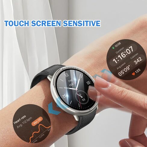 6PCS Compatible for Amazfit Active 2 Screen Protector Clear, Ultra-thin HD Flexible TPU [Not Glass] Protective Flim for Active 2 Watch Screen Saver, Anti-scratch & Touch Sensitive in Kuwait