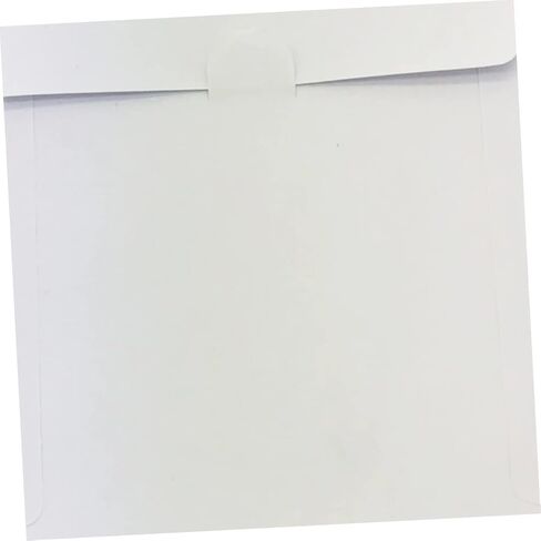 POPETPOP 100 Pcs CD Paper Bag with Transparent Window CD Case for Travel and Home Storage Convenient Organizer for Dvds and Music Discs White in Saudi Arabia
