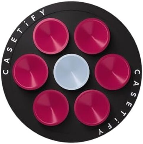 casetify snappy snap & stick Grip Stand Magsafe متوافق - بلوم أزرق (أزرق/أصفر) in Kuwait