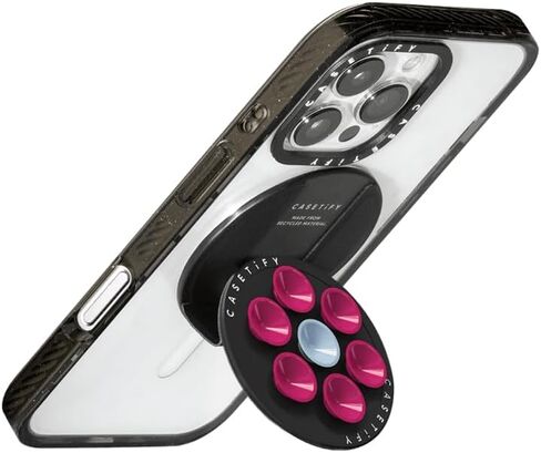 casetify snappy snap & stick Grip Stand Magsafe متوافق - بلوم أزرق (أزرق/أصفر) in Kuwait
