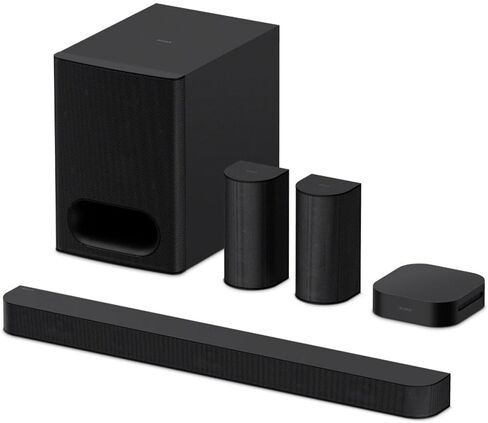 Sony HTS60 BRAVIA Theater System 6, 5.1ch with Subwoofer Bundle with CPS Exclusive 26 Month Protection, 2X HDMI Cables, Surge Adapter & Deco Gear Complete Home Theater Beginner's Guidebook in Saudi Arabia
