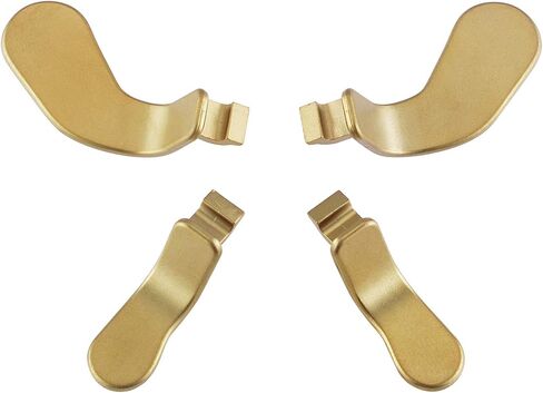 Extremerate 6 in 1 Magnetic Metal Steflic Steeld -Pads + Presace Backdles for Xbox One Elite Series 2 Controller ، Elite Series 2 Core Controller - Metalic Gold in Saudi Arabia