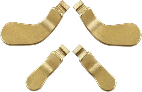 Extremerate 6 in 1 Magnetic Metal Steflic Steeld -Pads + Presace Backdles for Xbox One Elite Series 2 Controller ، Elite Series 2 Core Controller - Metalic Gold in Saudi Arabia