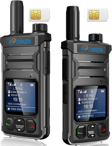 T6 Ultra-Slim Global Walkie Talkie Unlimited Range Over 4G LTE, AES-256 Encrypted PoC Two Way Radio for Security, Family, Outdoor, Business in Kuwait