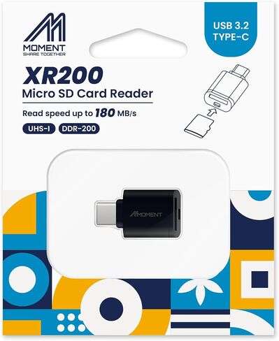 MMOMENT USB-C MicroSD Reader-يدعم UHS-I DDR200 ، نقل عالي السرعة 180 ميجابايت/ثانية ، محول ذاكرة من النوع C من النوع C للأندرويد والأجهزة اللوحية والكمبيوتر المحمول in Kuwait