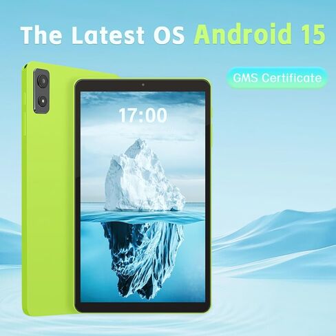 8.7 inch Tablet, Android 15 Tablet with RK3562, 8GB RAM 64GB ROM, 1340x800 in-Cell Display, Dual Cameras, 5G WiFi, Bluetooth 5.0, GPS, GMS L1 Certified Android Tablets for Adults in Kuwait