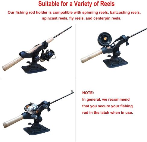 Brocraft Glue-On Inflatable Boat Accessories -/Rod Holder/Anchor Lock System/Bimini Top Base in Kuwait