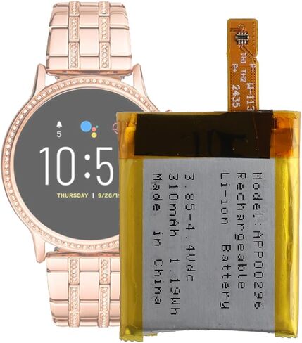Replacement Battery HE336 APP00296 Compatible with Fossil Julianna HR FTW6035 in Saudi Arabia