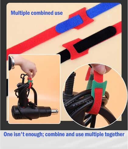 120PCS 6 Inch Cable Ties Reusable Multi-Purpose Wire Ties Cord Organizer Adjustable Cable Management 5 Colors in Saudi Arabia