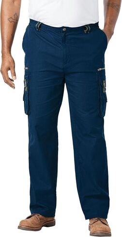 Boulder Creek by Kingsize Men's Big & Tall Expedition Ripstop Cargo Pants in Kuwait