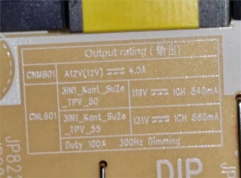 TV Power Supply Board 31N1_Kant_Su2e_TPV_50 31N1_Kant_Su2e_TPV_55 | Multi-Size Display System Replacement in Saudi Arabia