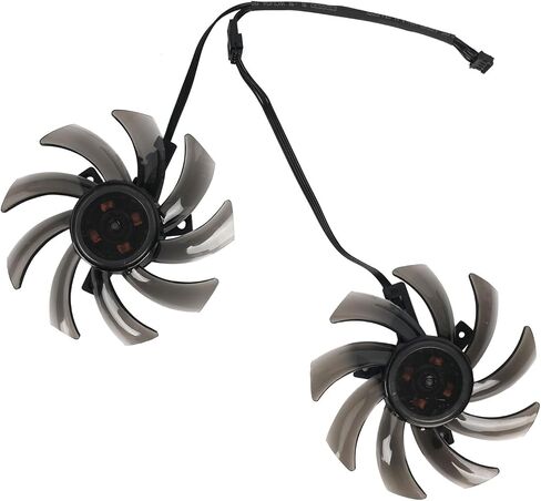 85mm GA91S2U GPU Cooler Fan متوافق مع GTX 1070 TI 1070 1060 1080 GTX1060 بطاقة رسومات مزدوجة (مروحة - 2pcs) in Saudi Arabia