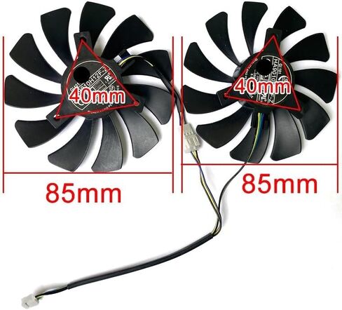 85mm HA9010H12F-Z 4PIN GPU COWNER مروحة متوافقة مع GTX1060 GTX960 P106-100 P106 بطاقة الرسومات in Saudi Arabia