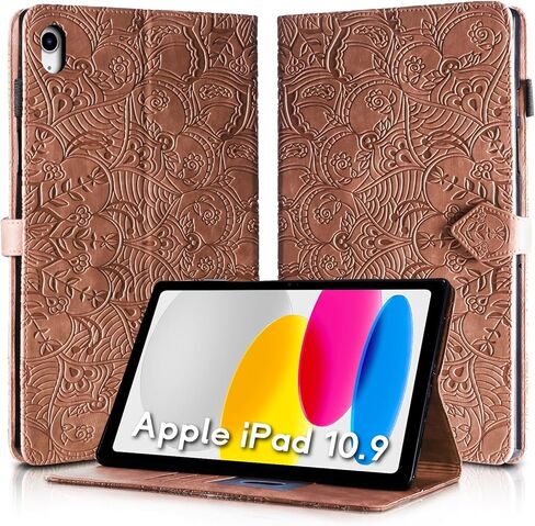 IPAD A16 CASE 11 بوصة من الجيل 11 ، غطاء الهندباء مع Kickstand للحصول على حامل قلم Apple ، والإغلاق المغناطيسي والقواطع الدقيقة ، متوافق مع Apple iPad 10th الجيل (2022 10.9 بوصة) الأزرق in Saudi Arabia