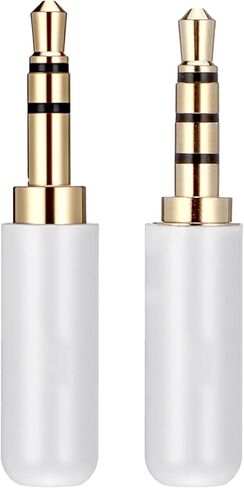 2 PCS استبدال مقبس سدادة سماعات الرأس ، مقبس سماعة رأس 3.5 مم استبدال نوع لحام SOLDER محول موصل كبل الصوت DIY لإصلاح كابل الصوت in Saudi Arabia