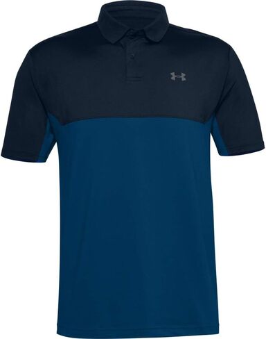 Under Armour Men's Performance Golf Polo 2.0 Colorblock , Academy Blue (409)/Beta , X-Large in Saudi Arabia