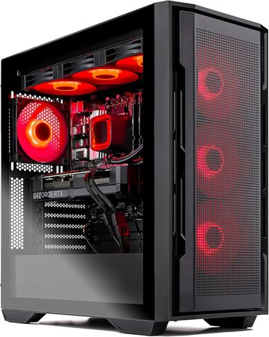 Skytech Gaming Rampage Desktop PC, Intel Ultra 7 265K 3.9 GHz(5.4 GHz Turbo), NVIDIA RTX 5060 Ti 8GB, 1TB Gen4 NVMe SSD, 32GB DDR5 RAM 5200 RGB, 850W Gold ATX 3 PSU, 360mm ARGB AIO, Wi-Fi, Win 11 in Saudi Arabia