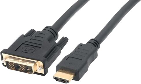 1M و 3 أقدام HDMI إلى DVI -D كابل الارتباط الفردي - أسود in Kuwait
