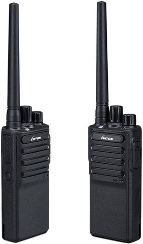 Walkie Talkies Voice Scrambler with Earpiece for Adults Outdoor CS Hiking Hunting Travelling Long Distance 2 Way Radios by Luiton (2 Packs) in Saudi Arabia