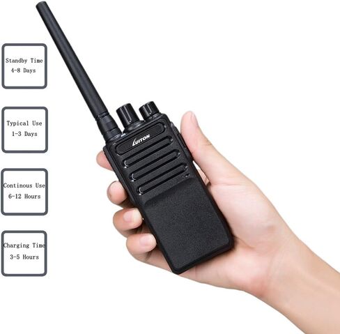 Walkie Talkies Voice Scrambler with Earpiece for Adults Outdoor CS Hiking Hunting Travelling Long Distance 2 Way Radios by Luiton (2 Packs) in Saudi Arabia