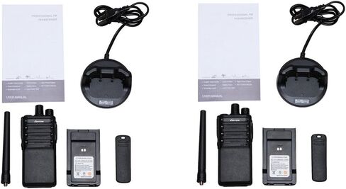 Walkie Talkies Voice Scrambler with Earpiece for Adults Outdoor CS Hiking Hunting Travelling Long Distance 2 Way Radios by Luiton (2 Packs) in Saudi Arabia