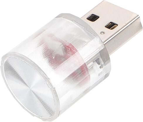 Pretyzoom USB يعمل LED LED الزخرفية الضوء الزخرفية ضوء 7 ألوان السيارة المصباح المحيطات الداخلية لا يوجد تركيب مطلوب لإضاءة المركبات وتزيين المنزل in Saudi Arabia