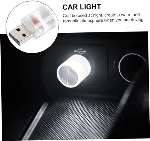 Pretyzoom USB يعمل LED LED الزخرفية الضوء الزخرفية ضوء 7 ألوان السيارة المصباح المحيطات الداخلية لا يوجد تركيب مطلوب لإضاءة المركبات وتزيين المنزل in Saudi Arabia