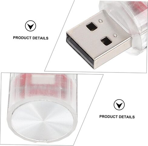 Pretyzoom USB يعمل LED LED الزخرفية الضوء الزخرفية ضوء 7 ألوان السيارة المصباح المحيطات الداخلية لا يوجد تركيب مطلوب لإضاءة المركبات وتزيين المنزل in Saudi Arabia