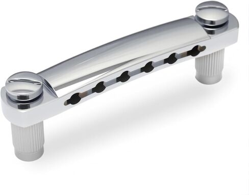 قطعة خلفية لشريط إيقاف الجيتار على طراز Metallor Tune-O-Matic لقطع غيار الجيتار الكهربائي طراز LP Les Paul SG باللون الذهبي. in Saudi Arabia