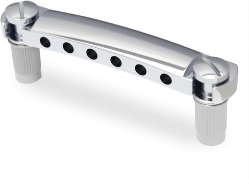 قطعة خلفية لشريط إيقاف الجيتار على طراز Metallor Tune-O-Matic لقطع غيار الجيتار الكهربائي طراز LP Les Paul SG باللون الذهبي. in Saudi Arabia