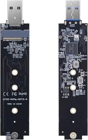 M.2 SATA/NVMe SSD to USB 3.1 Adapter PCI-E to USB 3.1 External Converter Card 10Gbps USB3.1 Gen 2 PCIe to USB3.1 TY>pe A Adapter(NVME and SATA) in Saudi Arabia