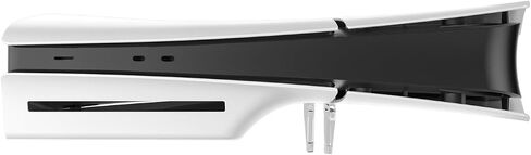 ZEZEFUFU Transparent Horizontal Mount Stand Holder Bracket Kit for PS5 Slim Console ss New in Saudi Arabia