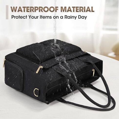 RAINSMORE Teacher Tote Bag with Insulated Lunch Compartment 15.6 inch Laptop Bag for Women Lightweight Work Bags Nurse Bags in Saudi Arabia