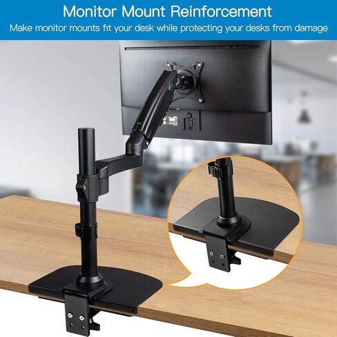 Huanuo Dual Monitor Arm and Steel Monitor Plate Mount Mount in Kuwait